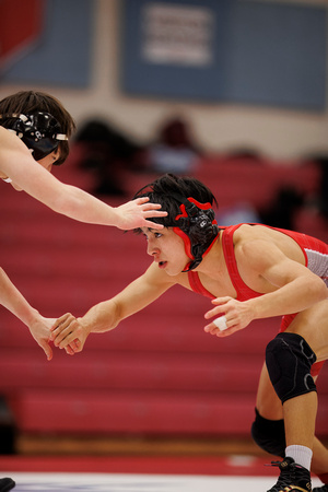 2024-01-17 McLean varsity wrestling at Marshall