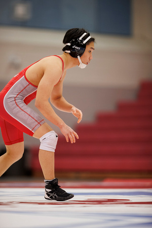 2024-01-17 McLean varsity wrestling at Marshall
