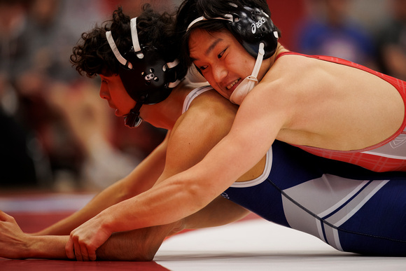 2024-01-17 McLean varsity wrestling at Marshall