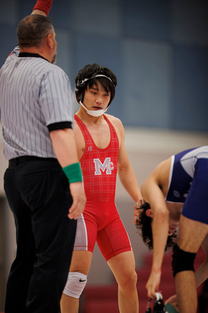 2024-01-17 McLean varsity wrestling at Marshall