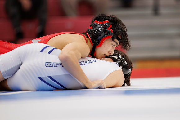 2024-01-17 McLean varsity wrestling at Marshall