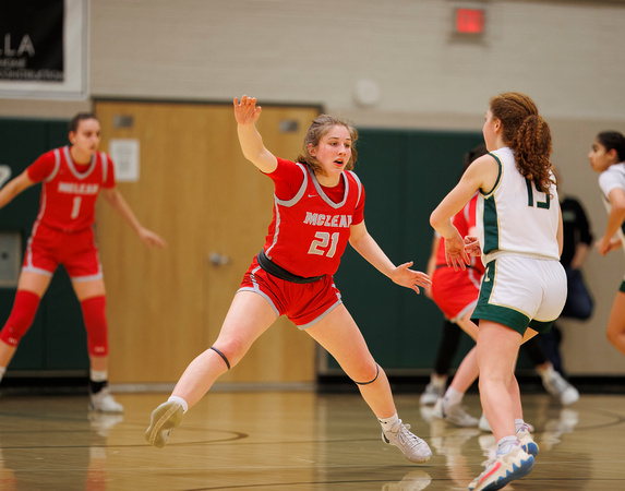 2024-02-05 McLean varsity girls basketball vs Langley