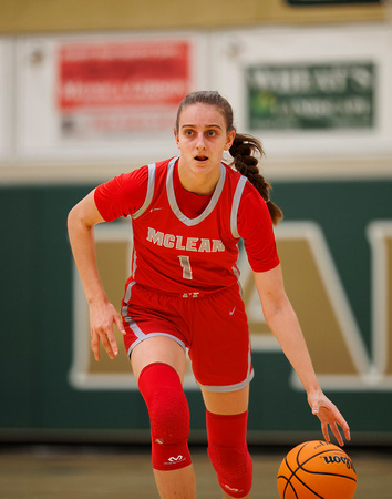 2024-02-05 McLean varsity girls basketball vs Langley