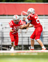 McLean freshman football scrimmage vs West Potomac 2022-08-25