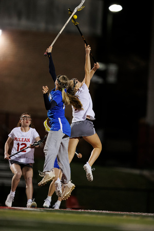 2024-03-08 McLean varsity girls lacrosse vs West Potomac