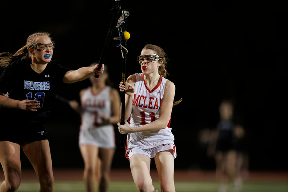 2024-03-08 McLean JV girls lacrosse vs West Potomac