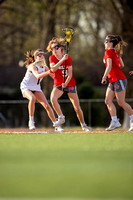 McLean varsity girls lacrosse vs Langley 2022-04-11