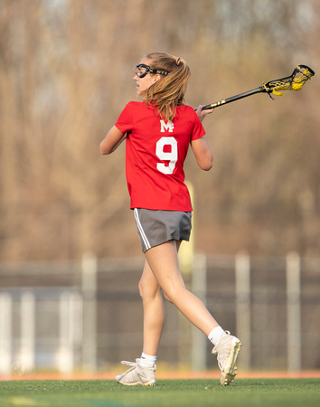 McLean varsity girls lacrosse vs Langley 2022-04-11