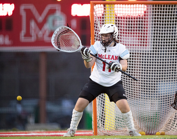 McLean varsity girls lacrosse vs Chantilly 2022-03-18