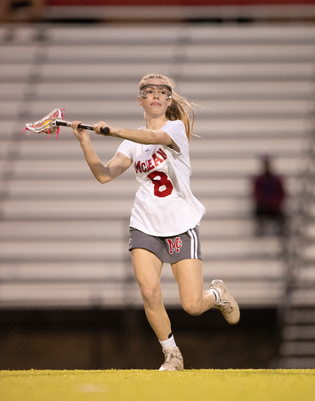 McLean varsity girls lacrosse vs Chantilly 2022-03-18