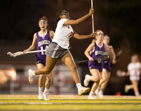 McLean varsity girls lacrosse vs Chantilly 2022-03-18