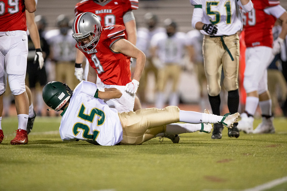 McLean JV football vs Langley 2021-03-11