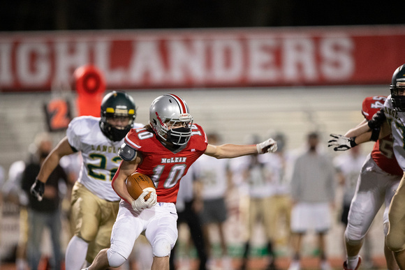 McLean JV football vs Langley 2021-03-11