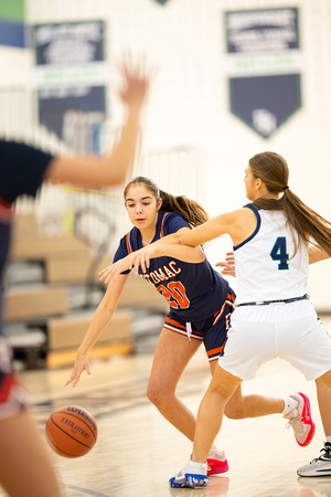 2025-01-25 Potomac JV girls basketball vs Flint Hill