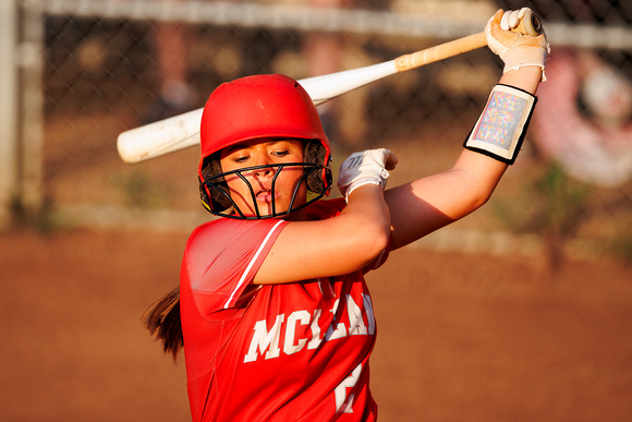 2024-04-15 McLean varsity softball vs O’Connell