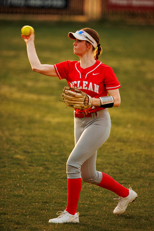 2024-04-15 McLean varsity softball vs O’Connell