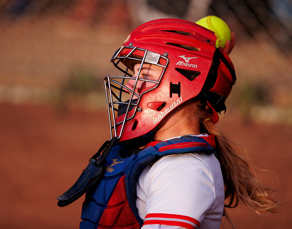 2024-04-05 McLean varsity softball vs Langley
