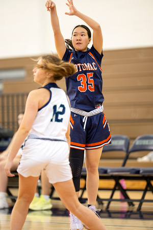 2025-01-25 Potomac JV girls basketball vs Flint Hill