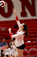 2024-10-22 McLean varsity girls volleyball vs Langley