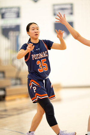 2025-01-25 Potomac JV girls basketball vs Flint Hill