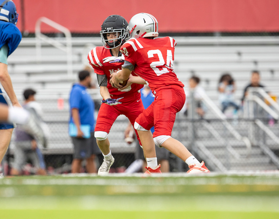 McLean freshman football scrimmage vs West Potomac 2022-08-25
