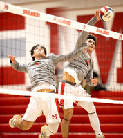 2024-10-17 McLean varsity boys volleyball Senior Night vs Marshall