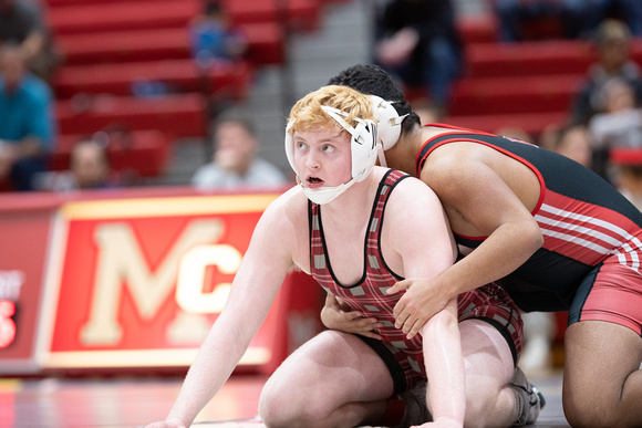 McLean varsity wrestling at Districts