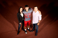 2024-11-07 McLean varsity football seniors with families