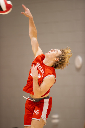 2024-10-14 McLean varsity boys volleyball vs Meridian