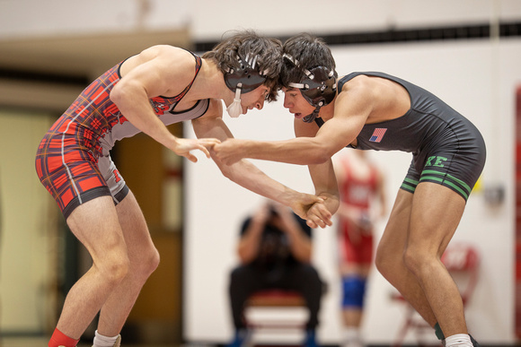 McLean varsity-JV wrestling vs Herndon and Wakefield 2023-01-06