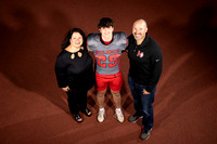 2024-11-07 McLean varsity football seniors with families
