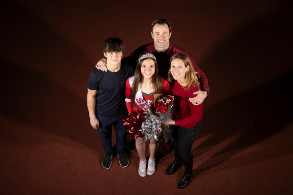 2024-11-08 McLean Dance Team, cheerleader, and football seniors