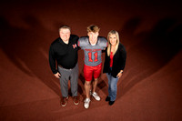 2024-11-07 McLean varsity football seniors with families