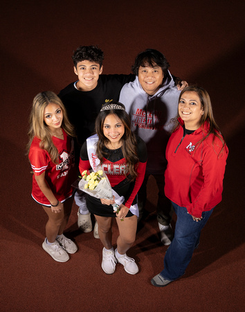 2024-11-08 McLean Dance Team, cheerleader, and football seniors