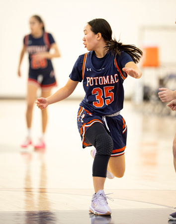 2025-01-25 Potomac JV girls basketball vs Flint Hill