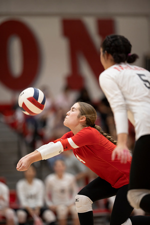2024-10-22 McLean JV girls volleyball vs Langley