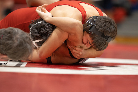 McLean varsity-JV wrestling vs Herndon and Wakefield 2023-01-06