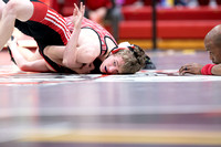 McLean varsity wrestling at Districts