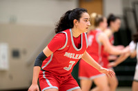 McLean varsity girls basketball in District semifinals vs Langle