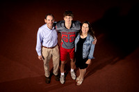 2024-11-07 McLean varsity football seniors with families