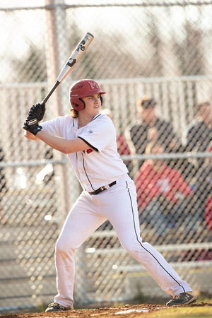 McLean varsity baseball scrimmage vs St. Albans 2022-03-08