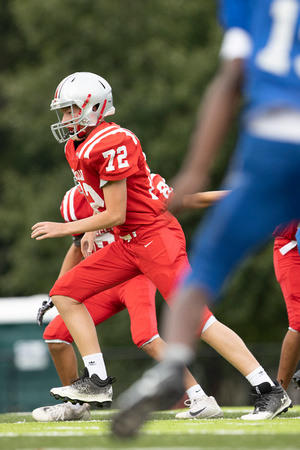 McLean freshman football scrimmage vs West Potomac 2022-08-25