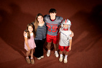 2024-11-07 McLean varsity football seniors with families