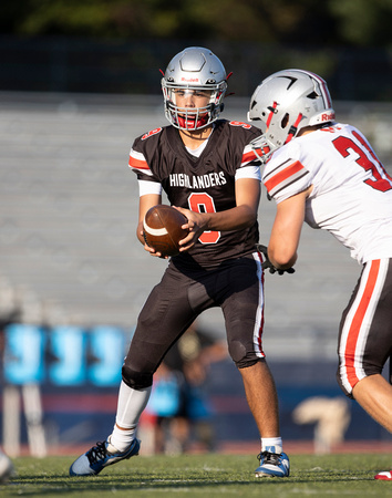 2024-08-22 McLean varsity football scrimmage vs Justice