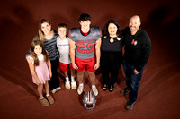 2024-11-07 McLean varsity football seniors with families