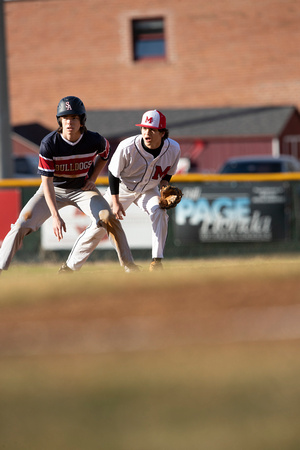 McLean varsity baseball scrimmage vs St. Albans 2022-03-08