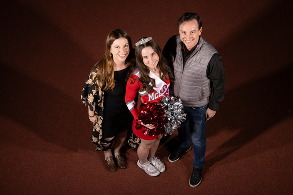 2024-11-08 McLean Dance Team, cheerleader, and football seniors
