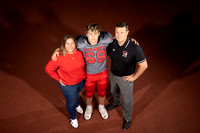 2024-11-07 McLean varsity football seniors with families