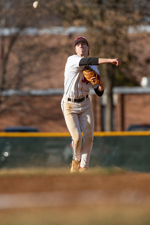 McLean varsity baseball scrimmage vs St. Albans 2022-03-08