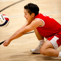 2024-11-04 McLean varsity boys volleyball vs Marshall in District championship